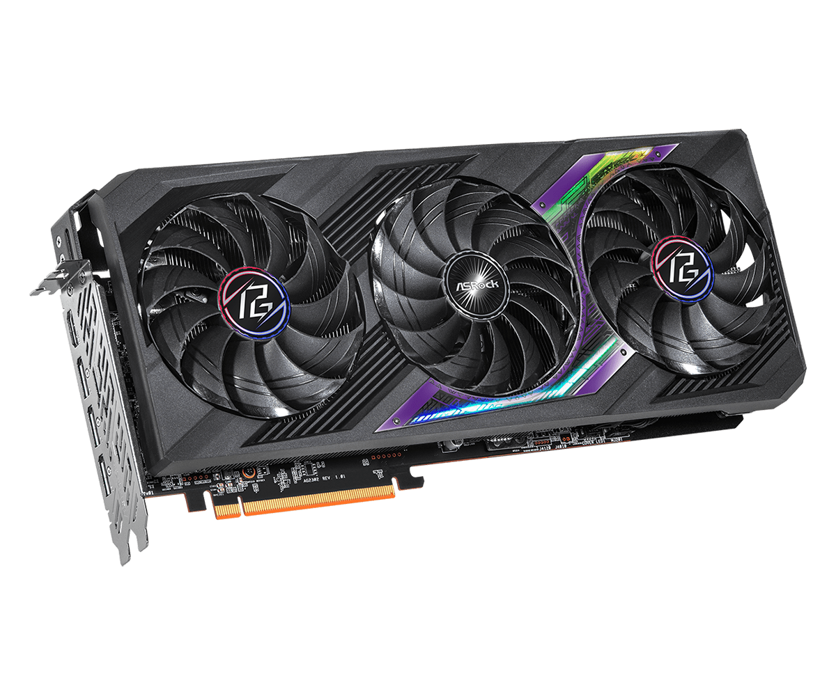 AMD RX 7800 XT 16GB GPU ASROCK - Triple Fan Gaming Graphics Card 16Gb recension och pris